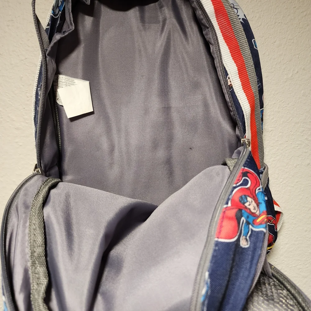 Pottery Barn Kids Superhero Backpack - Blue and Red